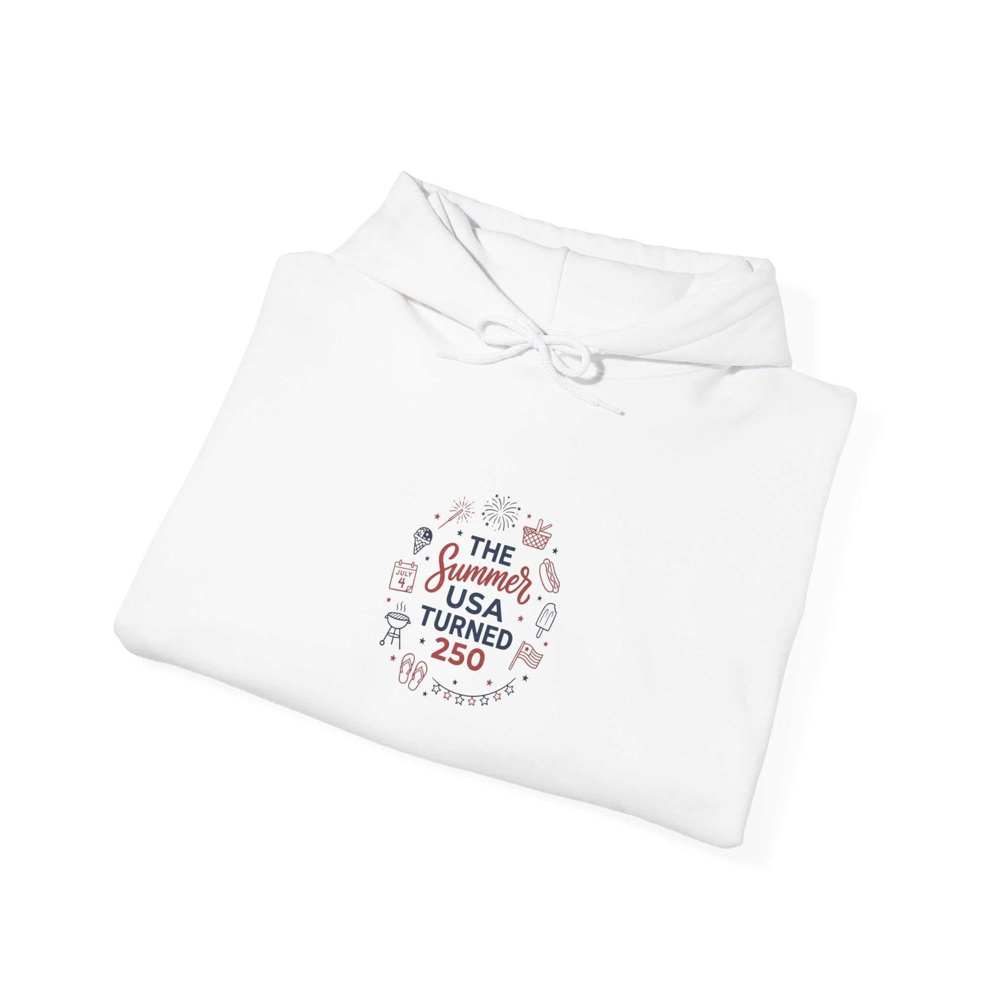 Vintage Americana Floral Stars Hoodie | 4th of July Patriotic Graphic