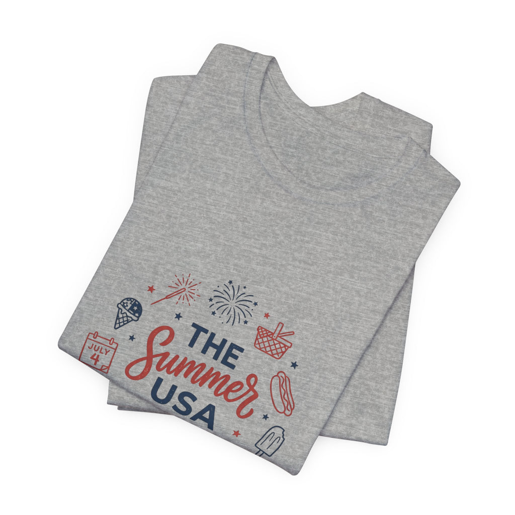 Vintage Americana 'The Summer USA Turned 250' Tee | 4th of July Stars & Florals