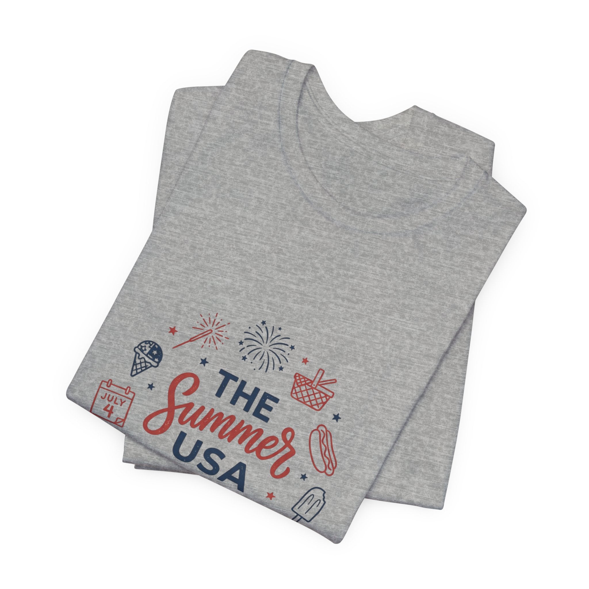 Vintage Americana 'The Summer USA Turned 250' Tee | 4th of July Stars & Florals