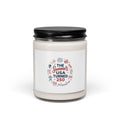 Vintage Americana 4th of July Soy Candle | Patriotic Stars & Florals