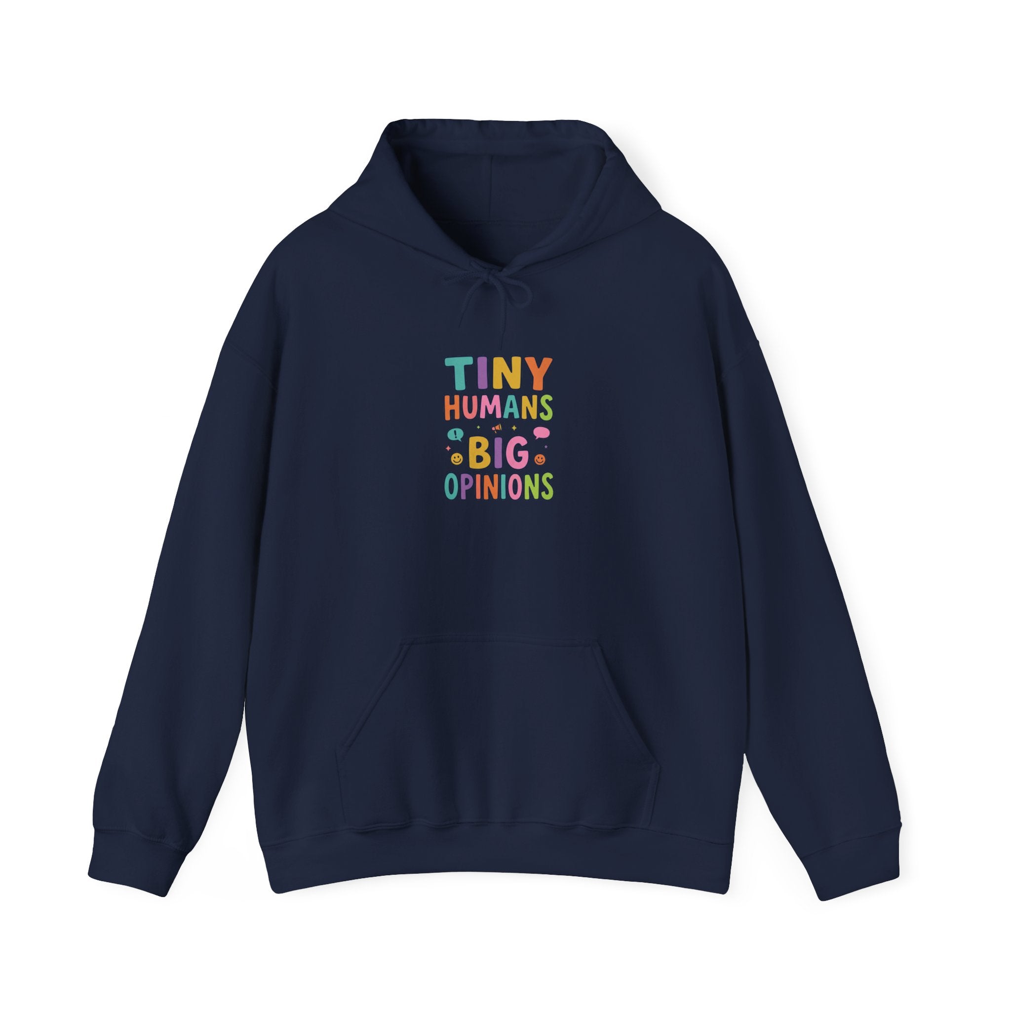Tiny Humans Big Opinions Hoodie | Teacher Identity, Silly Goose Aesthetic