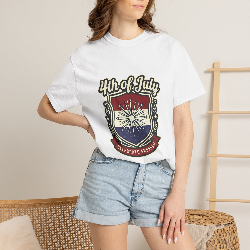 4th of July T-Shirt — Celebrate Freedom Patriotic Graphic Tee