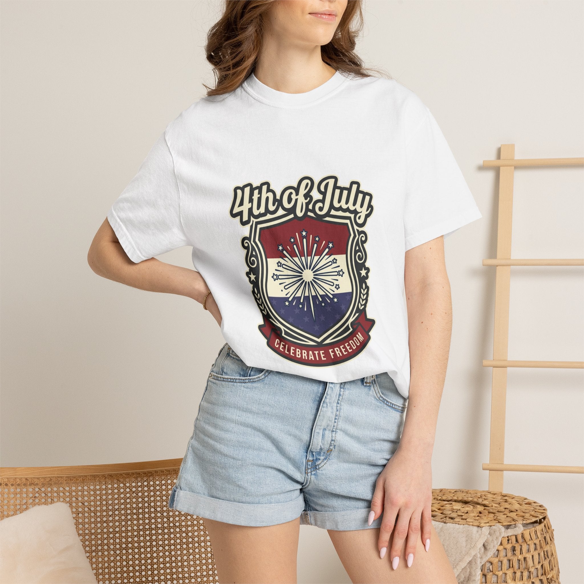4th of July T-Shirt — Celebrate Freedom Patriotic Graphic Tee