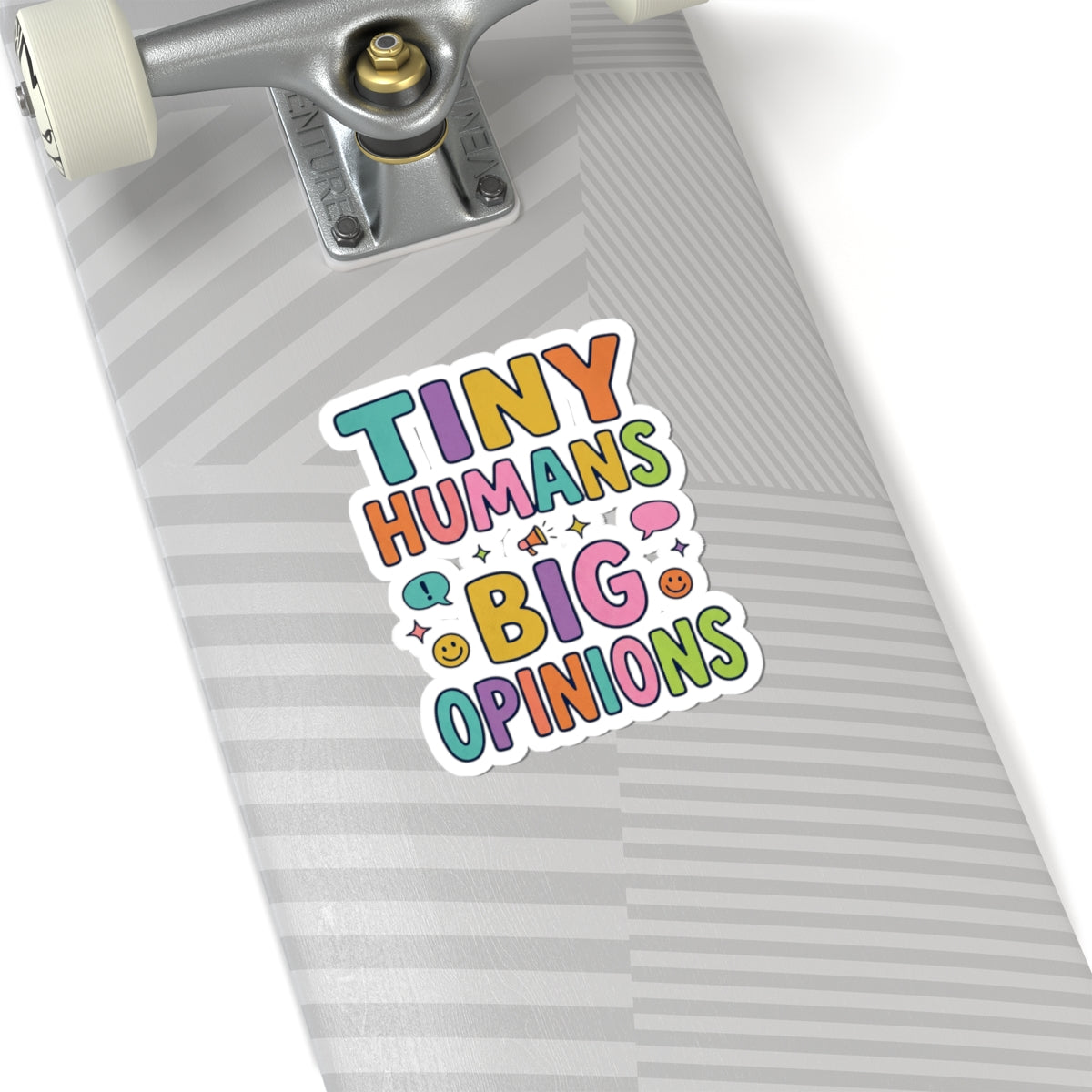 Tiny Humans Big Opinions Sticker | Teacher Identity, Silly Goose Aesthetic