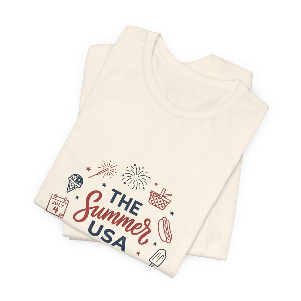 Vintage Americana 'The Summer USA Turned 250' Tee | 4th of July Stars & Florals
