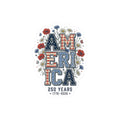 America 250 Years Sticker | Vintage Americana 4th of July patriotic decal