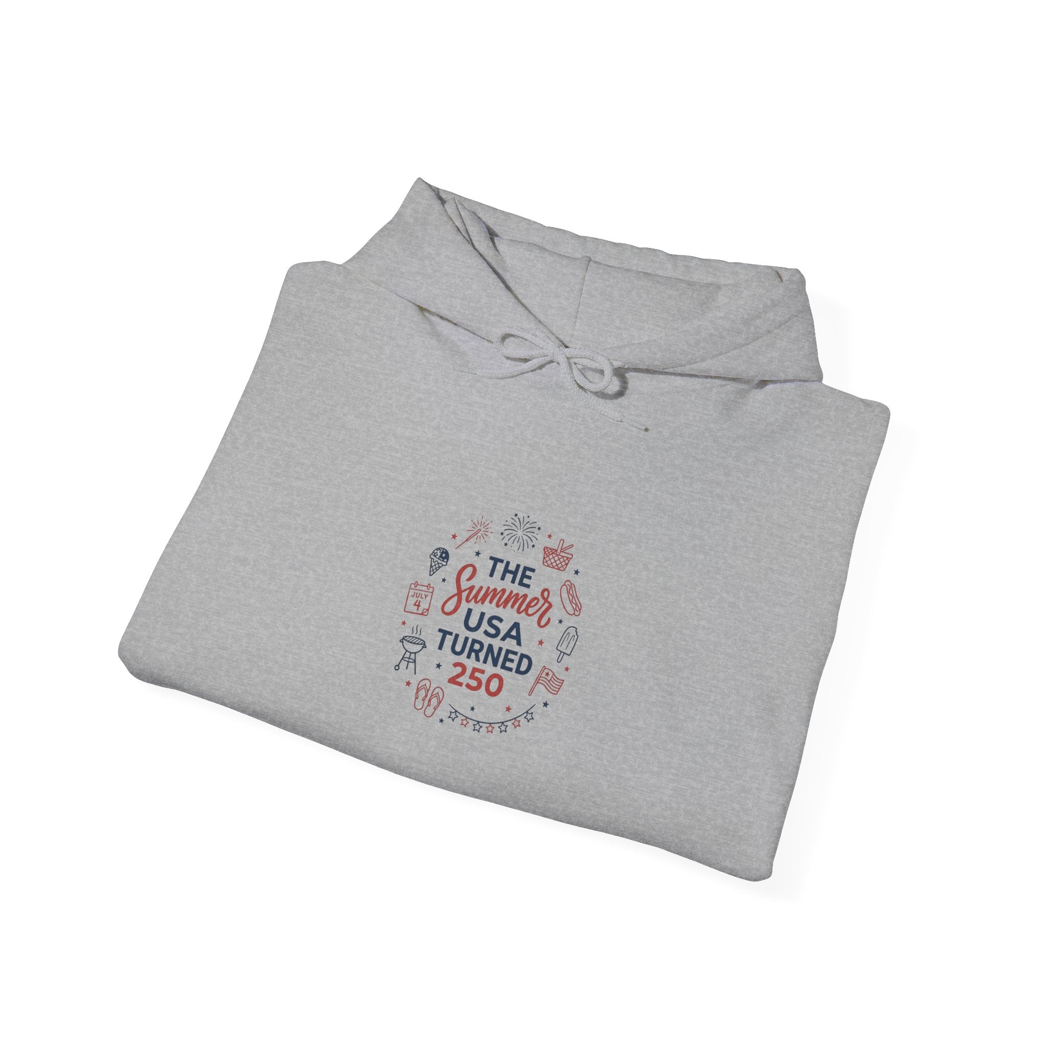 Vintage Americana Floral Stars Hoodie | 4th of July Patriotic Graphic
