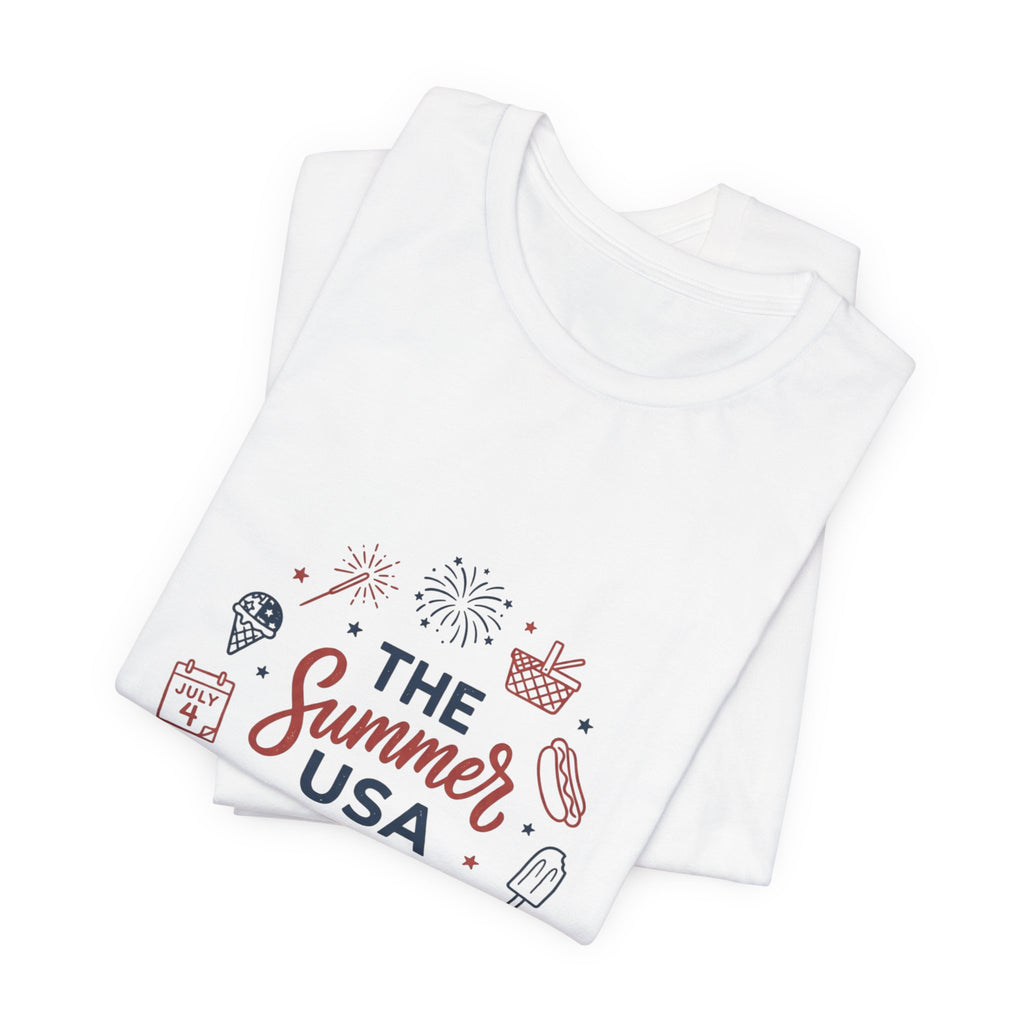 Vintage Americana 'The Summer USA Turned 250' Tee | 4th of July Stars & Florals